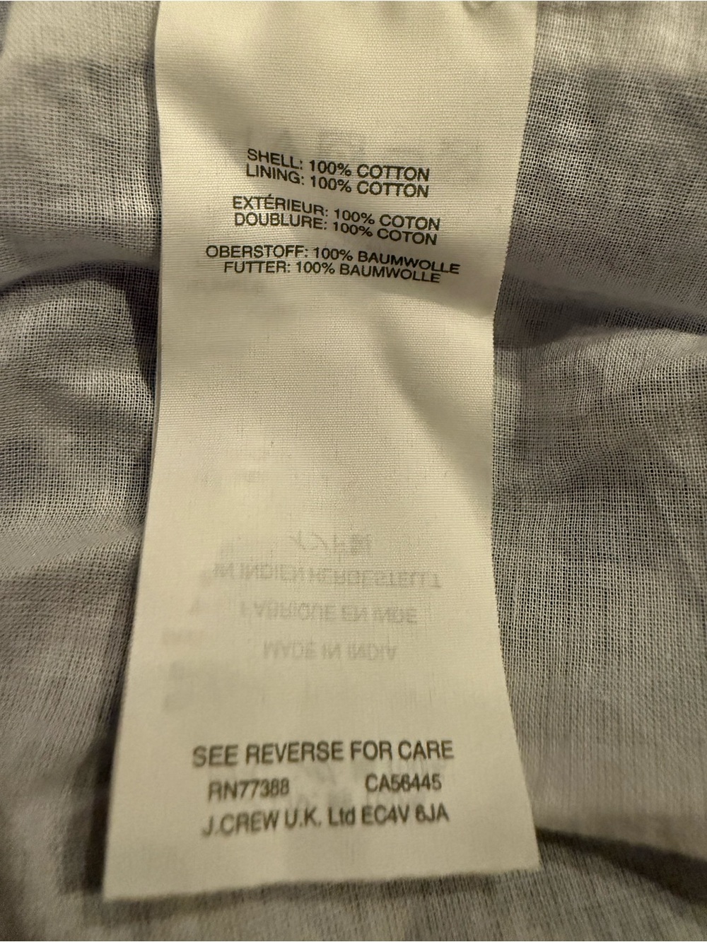J. Crew White and Blue Printed Maxi Dress - Picture 5 of 5
